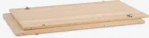 Zusatzplatte KORSKRO 100x55 2 Stk/Pck. eiche natur