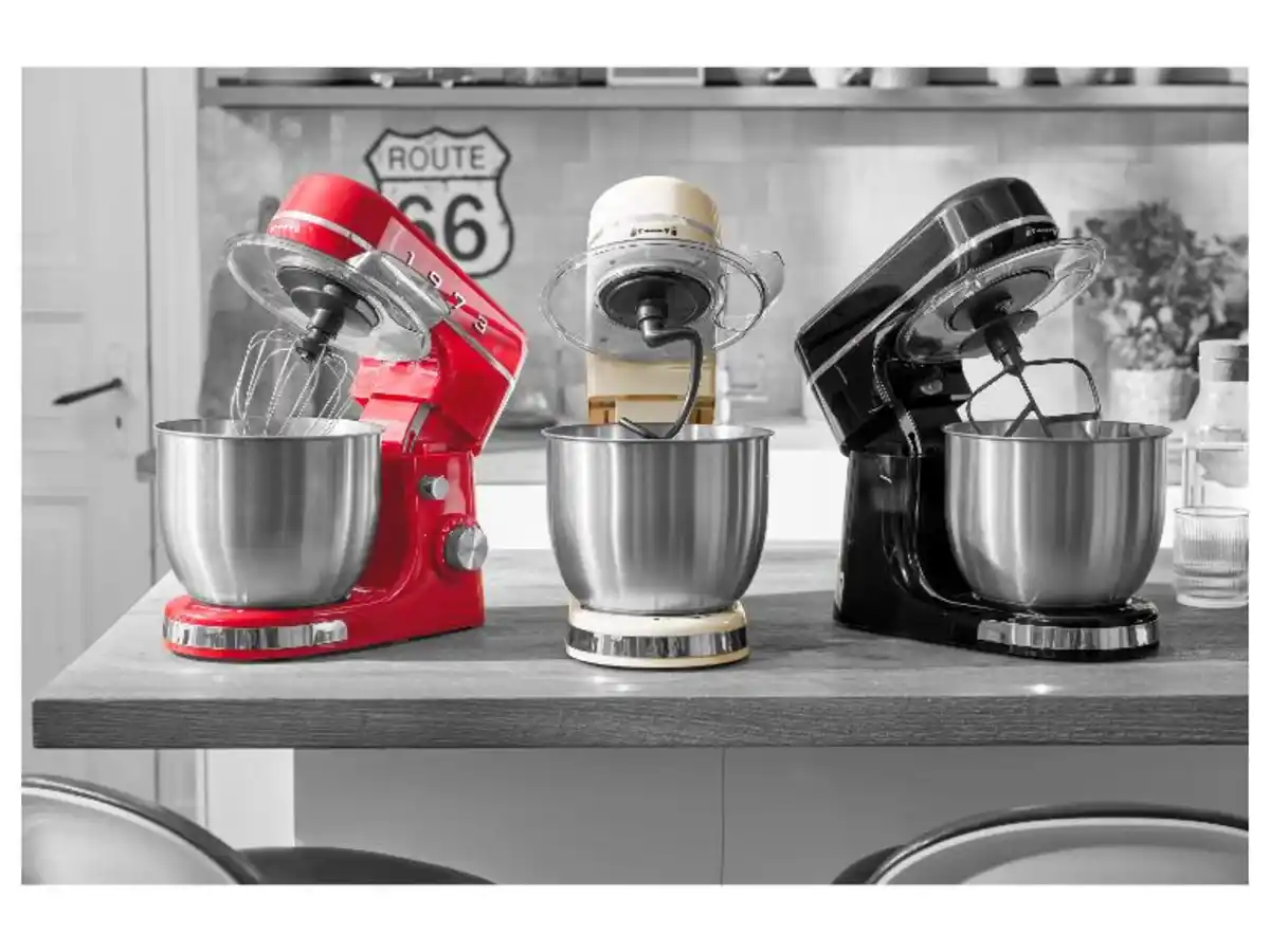 Bild 3 von SILVERCREST® Küchenmaschine »Retro 1973 SKML 650 B2«, rot