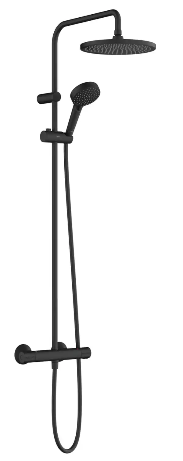 Bild 1 von Hansgrohe Duschsystem mit Thermostat Vernis Blend schwarz matt