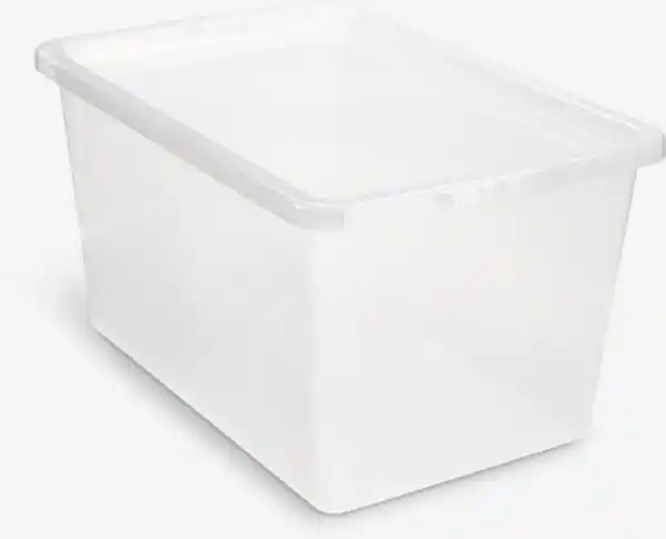 Bild 1 von Aufbewahrungsbox BASIC BOX 52L m/Deckel transparent