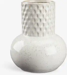 Vase INGBERT Ø15xH18cm weiß