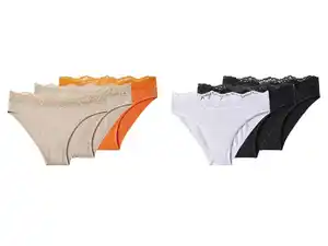 esmara® Damen Slips mit Spitze, 3 Stück