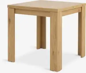 Esstisch JUNGEN 80x80/160 warm eiche Farbe