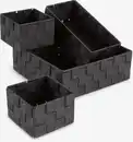 Bild 1 von Korbset FOLKE 4Stk/Set schwarz