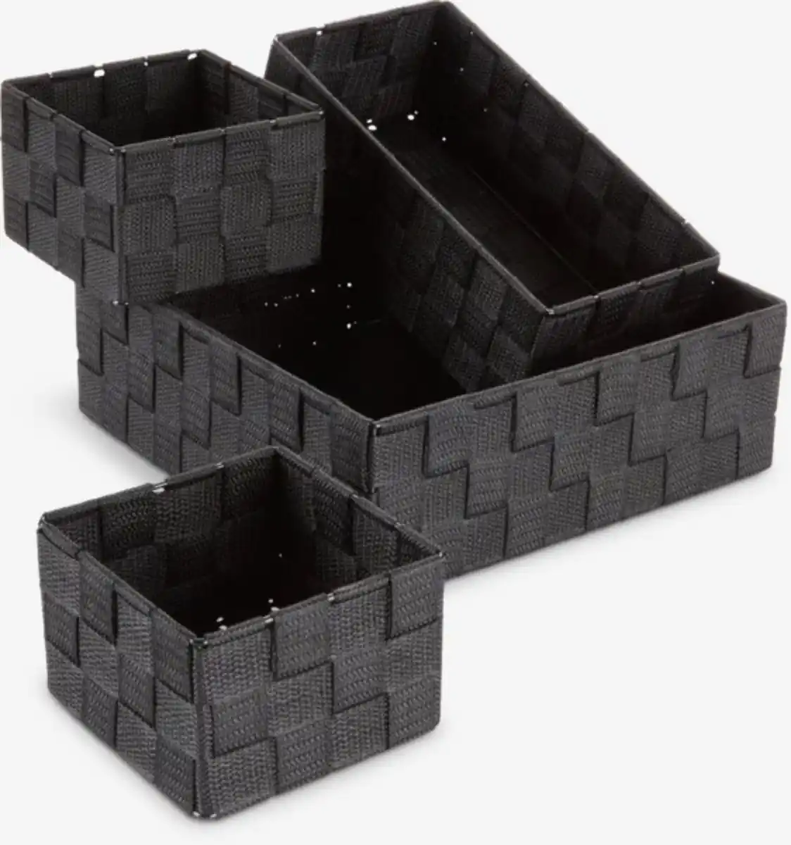 Bild 1 von Korbset FOLKE 4Stk/Set schwarz