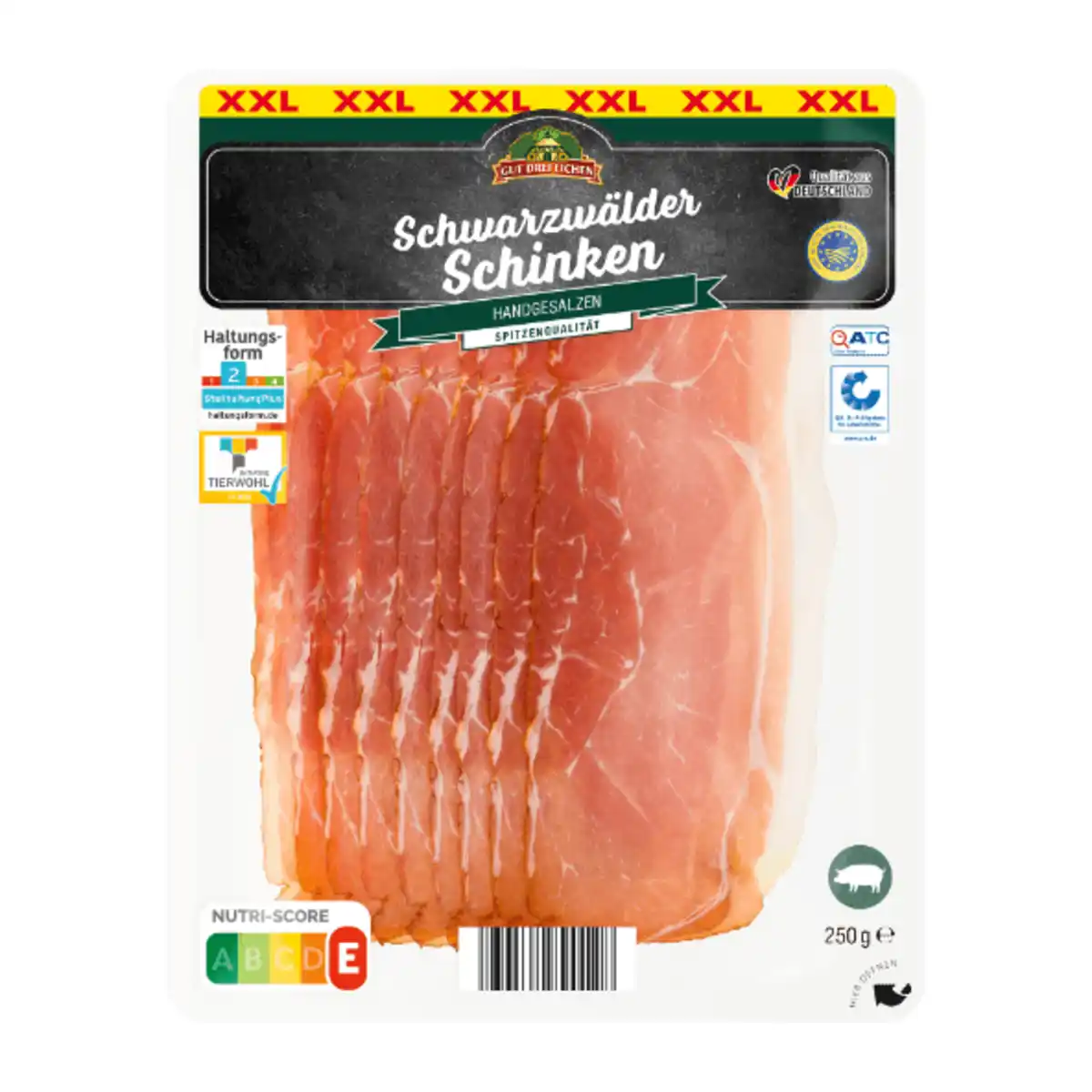 Bild 1 von GUT DREI EICHEN Schwarzwälder Schinken XXL 250g