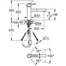 Bild 2 von GROHE Einhand-Spültischbatterie »Concetto«, chromfarben, Anschluss: Flex-Schläuche