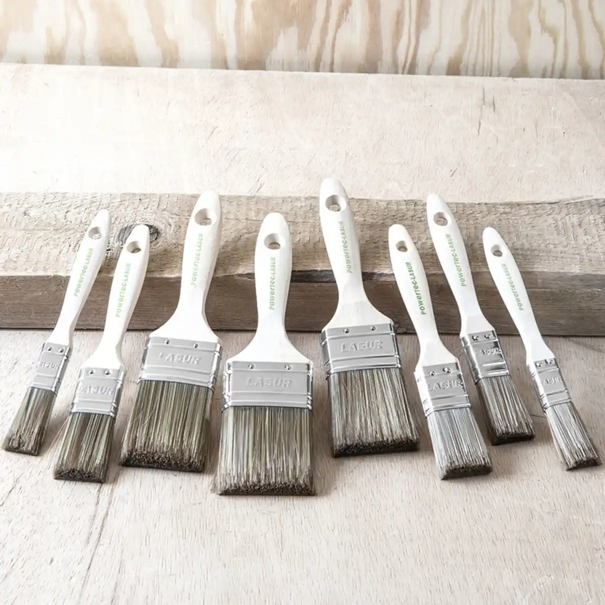 Bild 1 von Powertec Color Holz-Profi-Pinsel "PRO" 8-tlg.