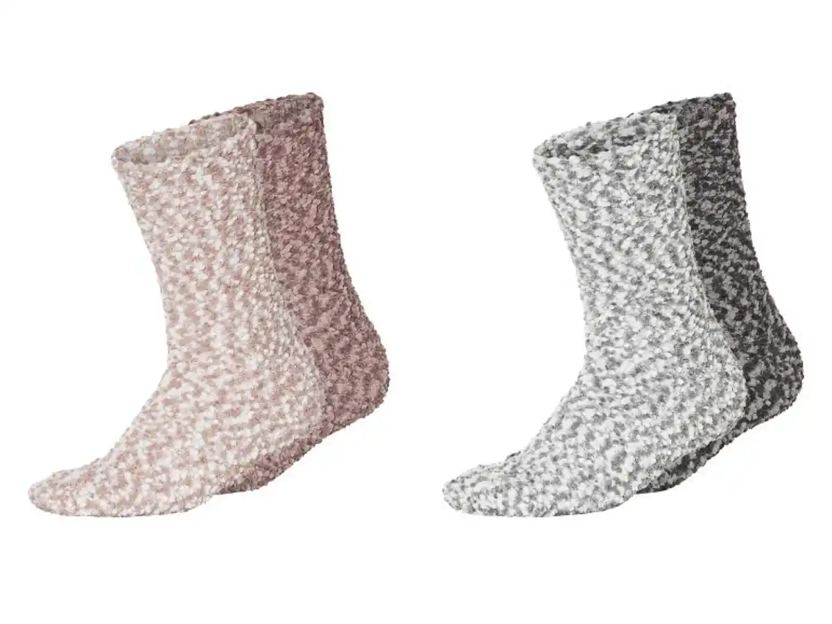 Bild 1 von esmara® Damen Kuschelsocken, 2 Paar
