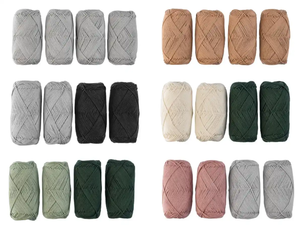 Bild 1 von crelando® Baumwollgarn-Set, 4 x 50 g