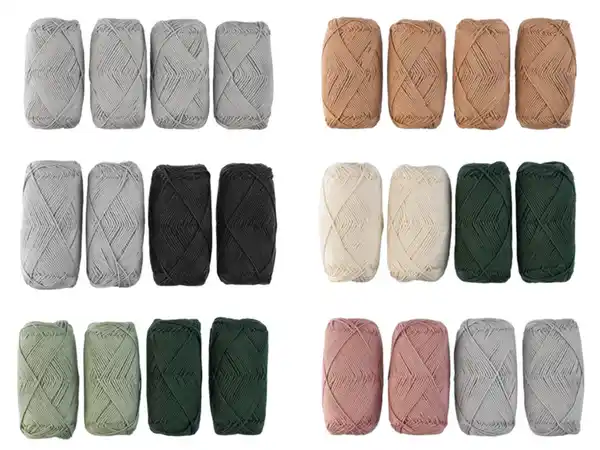 Bild 1 von crelando® Baumwollgarn-Set, 4 x 50 g