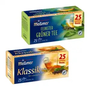 MESSMER Kräuter- / Schwarz- / Grüntee