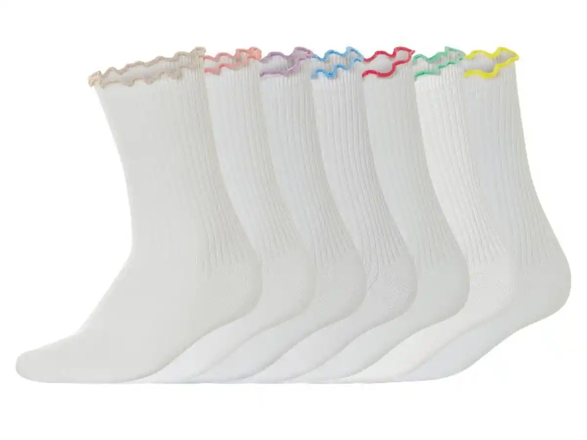 Bild 2 von esmara® Damen Gerippte Socken, 7 Paar, mit hohem Baumwollanteil