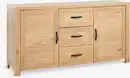 Bild 1 von Sideboard JUNGEN 2 Türen 3 Schubladen Warm eiche Farbe