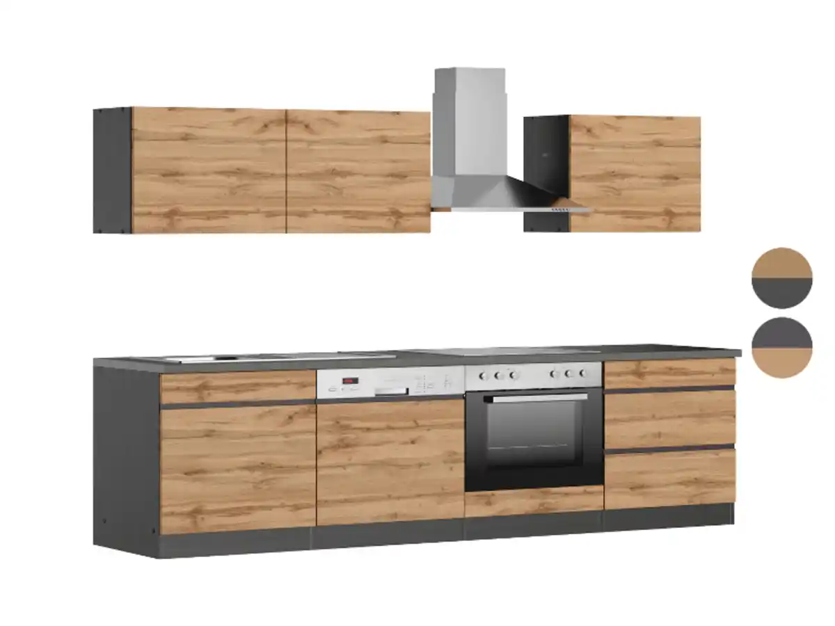 Bild 1 von HELD Küchenzeile »Berlin«, mit Elektrogeräten