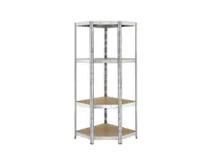 PARKSIDE® Eck-Schwerlastregal, mit 4 Böden, 70x70x180x40 cm, verzinkt,  175 kg