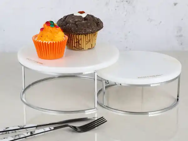 Bild 2 von ECHTWERK Etagere Marmor, 2 stöckig, ideal zum Servieren