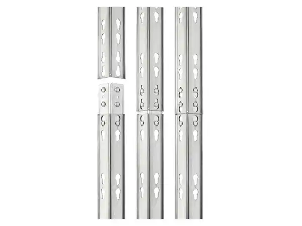 Bild 3 von PARKSIDE® Eck-Schwerlastregal, mit 4 Böden, 70x70x180x40 cm, verzinkt,  175 kg