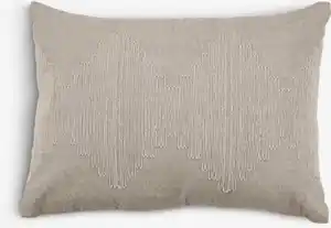 Zierkissen HIBISCUS 35x50 beige/braun