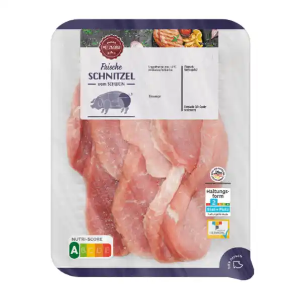 Bild 2 von MEINE METZGEREI Schinken-Schnitzel 500g