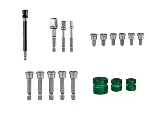 PARKSIDE® Bitverlängerung/Vierkantadapter/Trockenbau-Bits/Tiefenstopp-Set