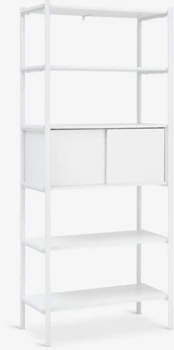 Bild 1 von Regal LINDVED 6 Fächer 2 Türen weiß