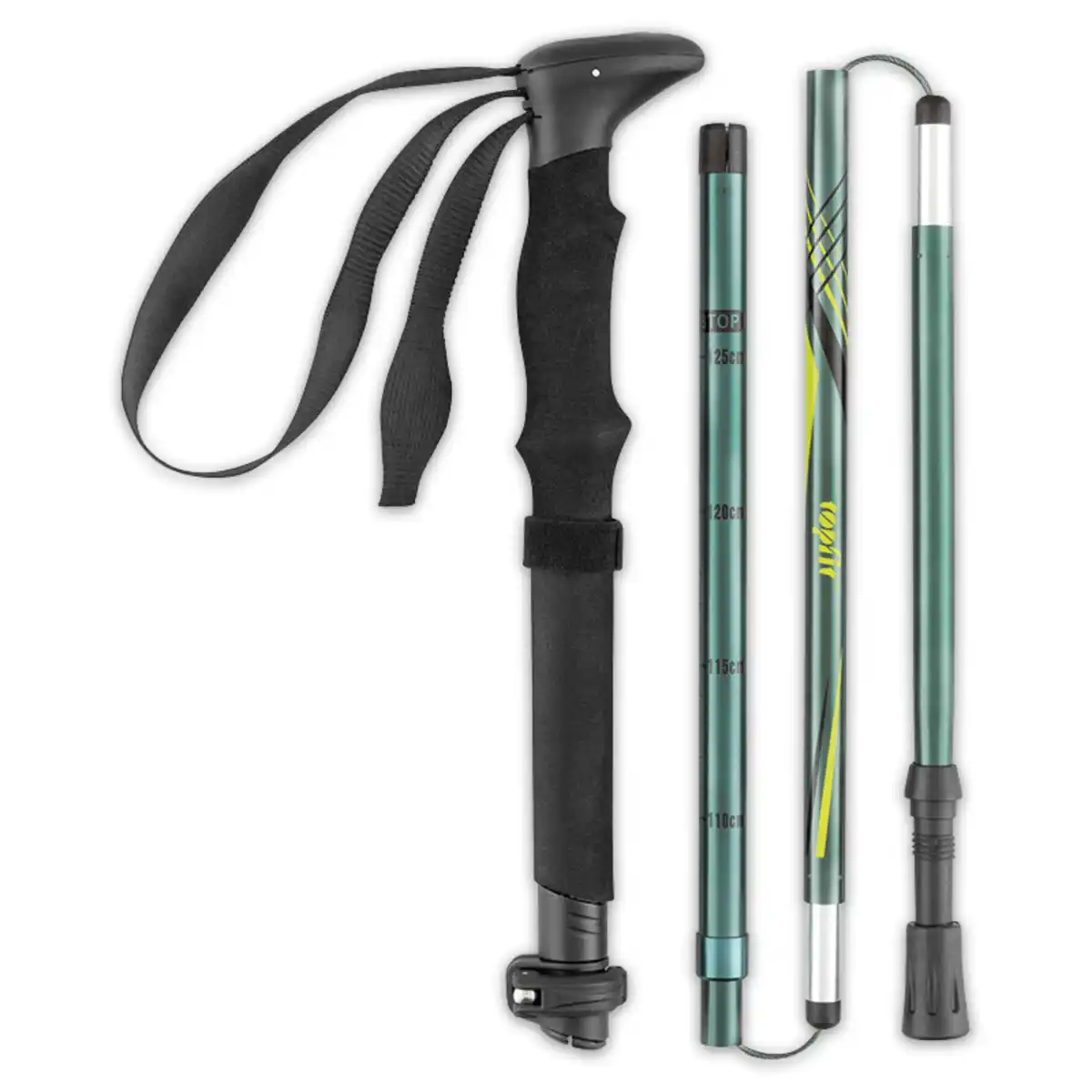 Bild 2 von Topfit Faltbare Alu-Wander- oder -Tourenstöcke
