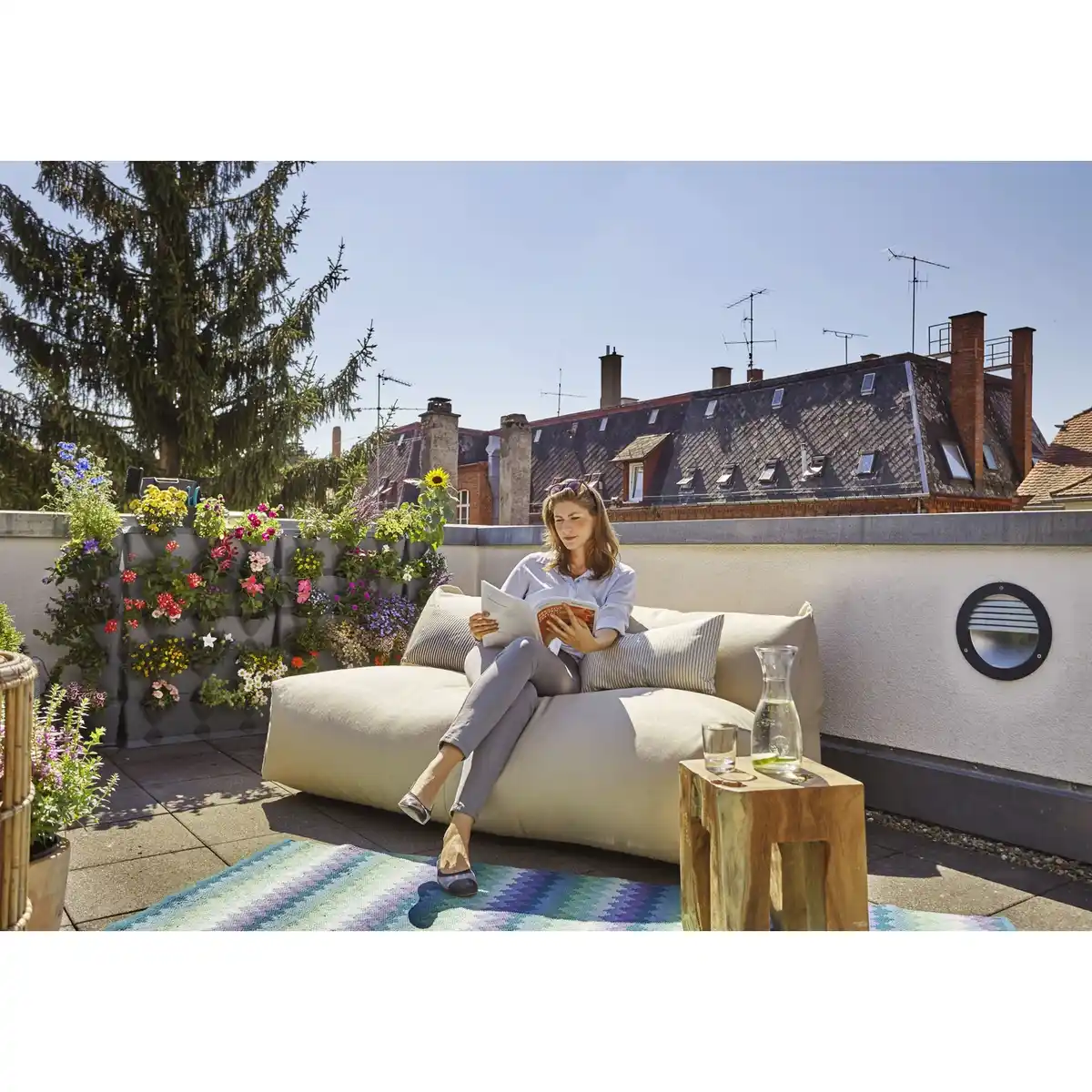 Bild 4 von GARDENA Pflanzkasten, Breite: 17 cm, grau, Kunststoff