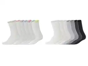 esmara® Damen Gerippte Socken, 7 Paar, mit hohem Baumwollanteil