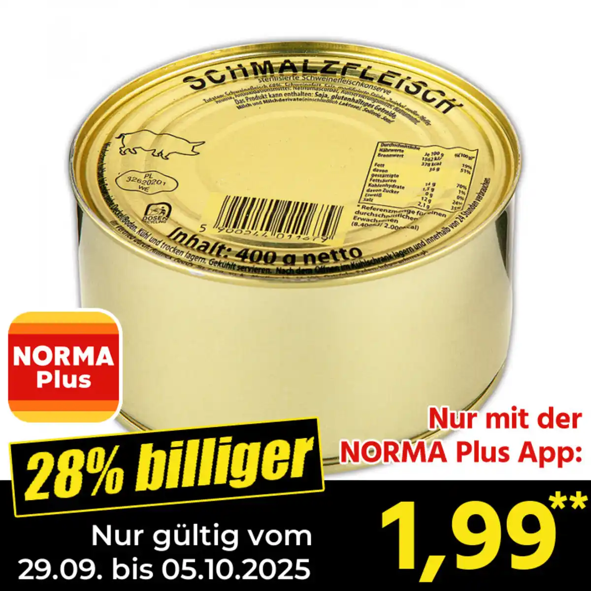 Bild 1 von Animex Schmalzfleisch