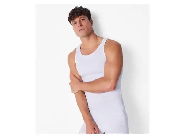 Bild 3 von esmara Men Herren Achselhemden, 2 Stück, in Feinripp-Qualität