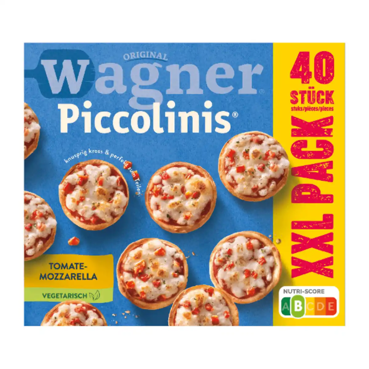 Bild 1 von WAGNER Piccolinis Tomate-Mozzarella XXL 1,2kg