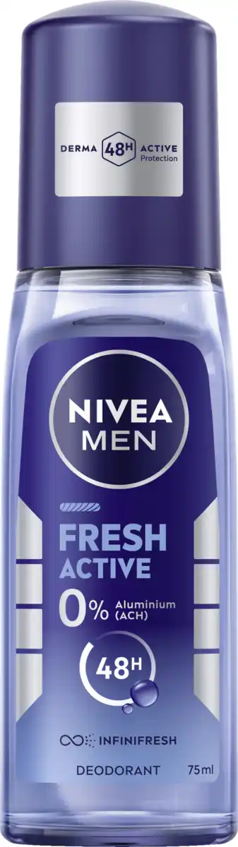 Bild 1 von NIVEA MEN Fresh Active Deodorant Pumpspray, 75 ml