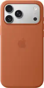 Silikon Case mit MagSafe für iPhone 17 Pro Max terracotta