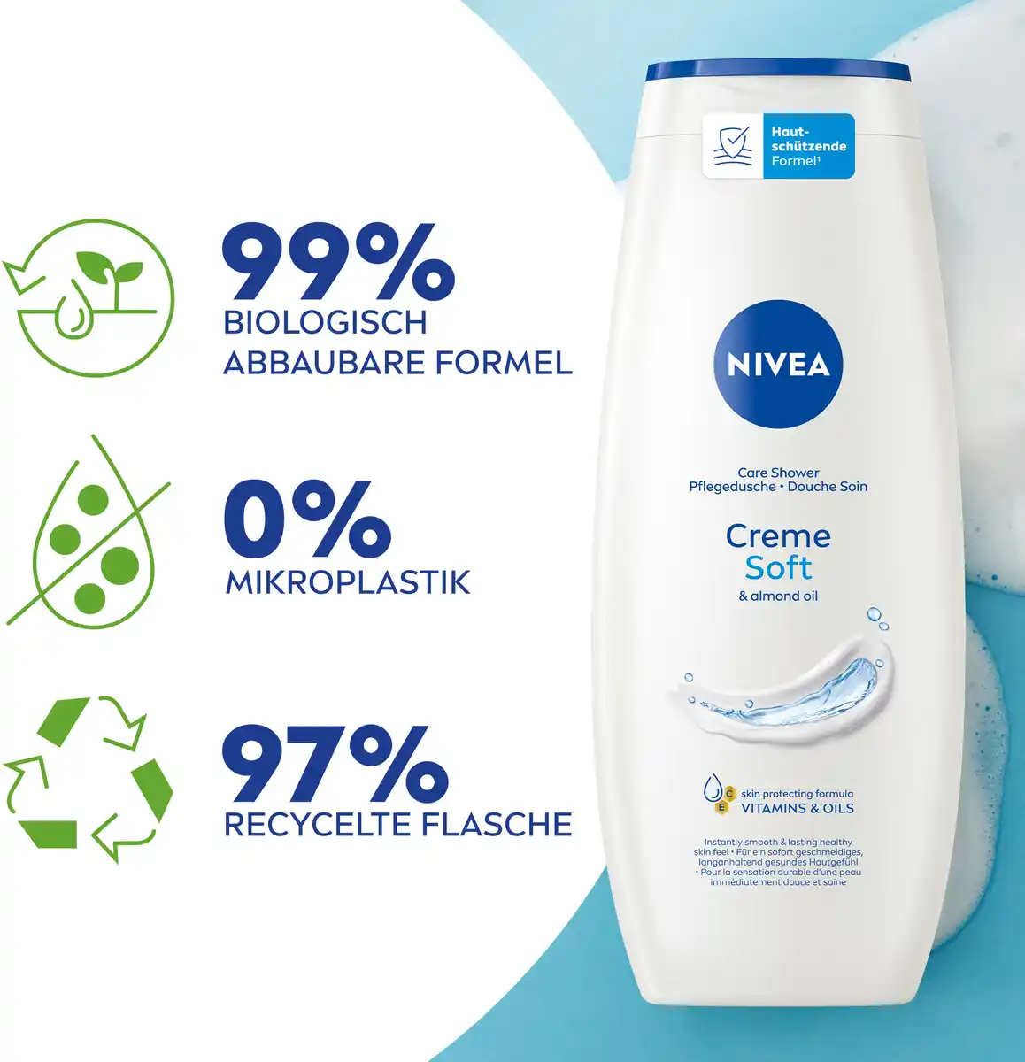 Bild 4 von NIVEA Pflegedusche Creme Soft & almond oil, 500 ml