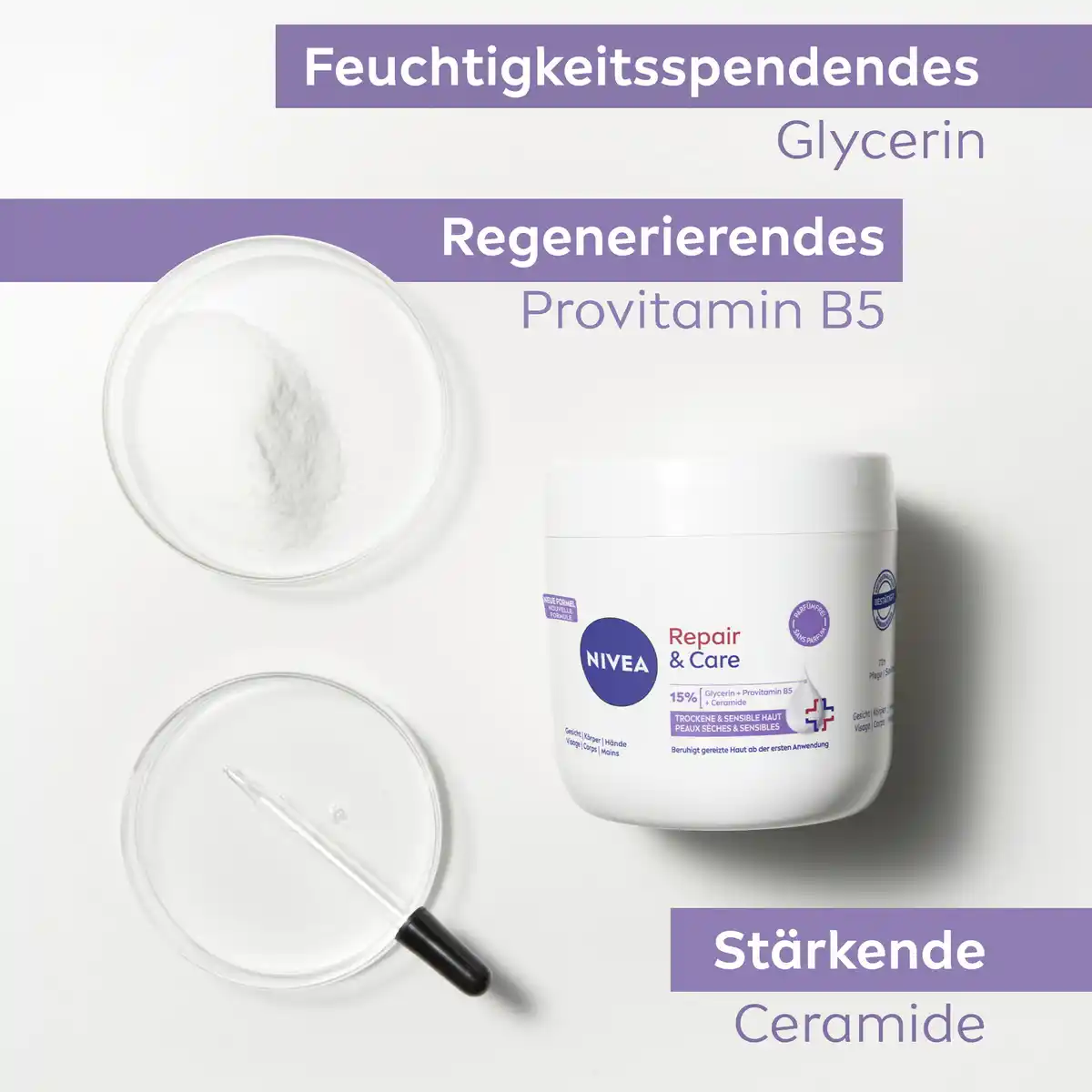 Bild 4 von NIVEA Body Repair Care Creme, 400 ml