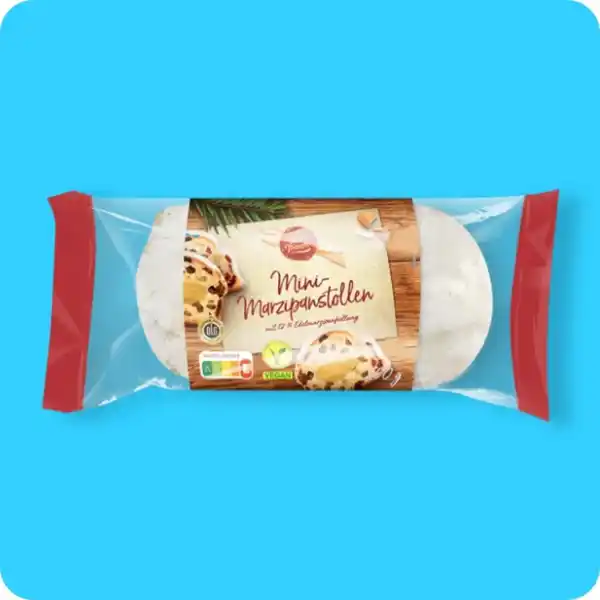 Bild 1 von WINTERTRAUM Mini-Stollen, Marzipanstollen
