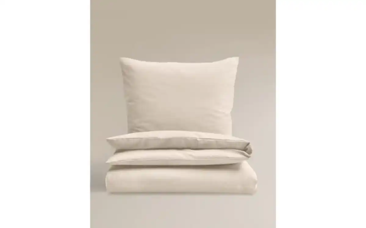 Bild 2 von Bettwäsche Feinbiber, creme, 135 x 200 cm