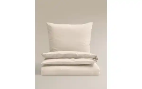 Bild 2 von Bettwäsche Feinbiber, creme, 135 x 200 cm