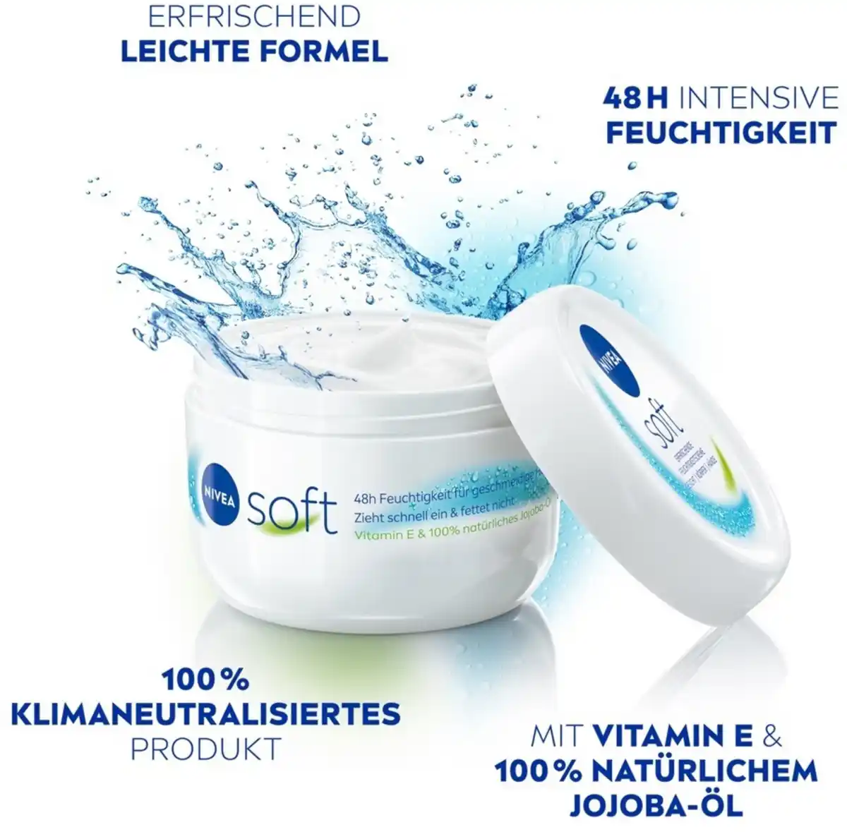 Bild 4 von NIVEA Soft Creme erfrischende Feuchtigkeitscreme, 375 ml