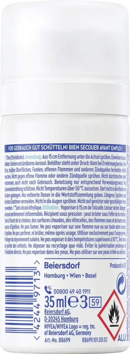 Bild 2 von NIVEA Anti-Transpirant Spray Dry Active, 35 ml