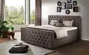Bild 1 von Boxspringbett Diamanti Klassik, braun, 200 x 200 cm, Härtegrad 2 und 3