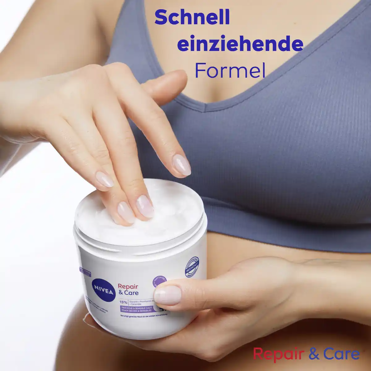 Bild 1 von NIVEA Body Repair Care Creme, 400 ml