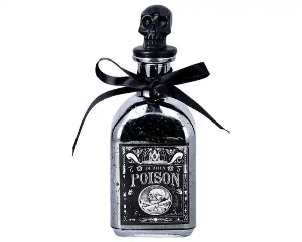 Bild 1 von Deko Flasche Halloween 2f. 17,5x6,5cm