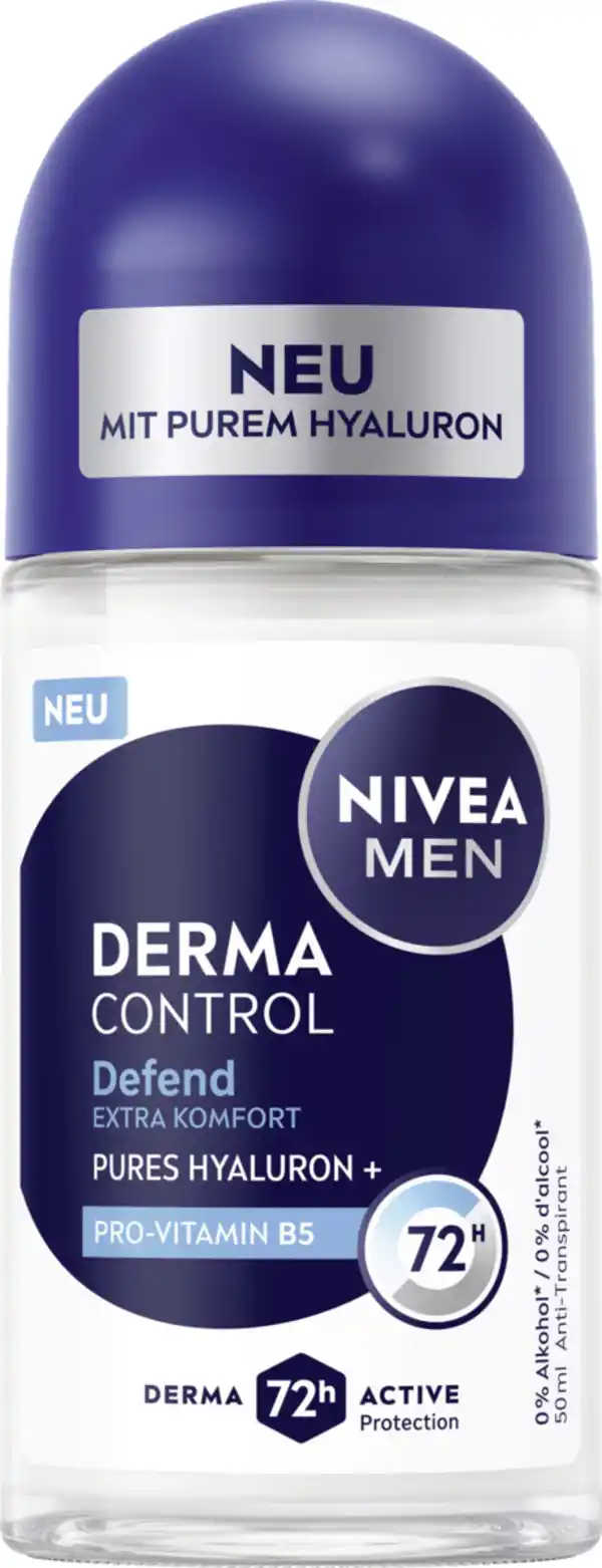 Bild 1 von NIVEA MEN Derma Control Deoroller, 50 ml