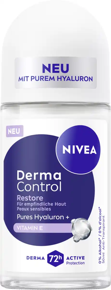 Bild 1 von NIVEA Derma Control Restore Deoroller, 50 ml