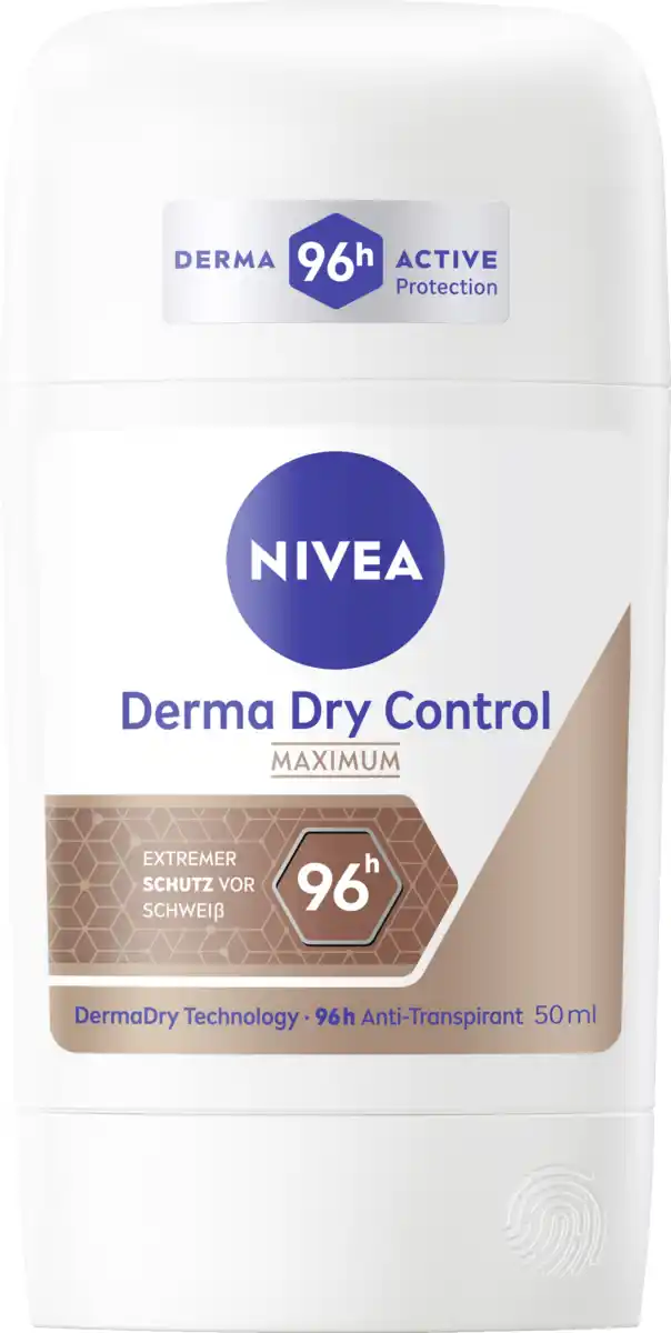 Bild 1 von NIVEA Derma Dry Control Maximum Anti-Transpirant Stick, 50 ml