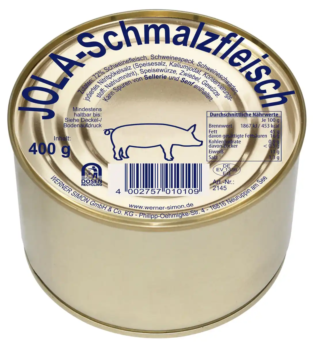 Bild 1 von JOLA-Schmalzfleisch 400 g