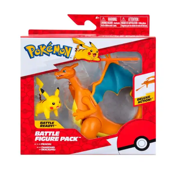 Bild 1 von Pok&#233;mon - Figurenset - Glurak & Pikachu