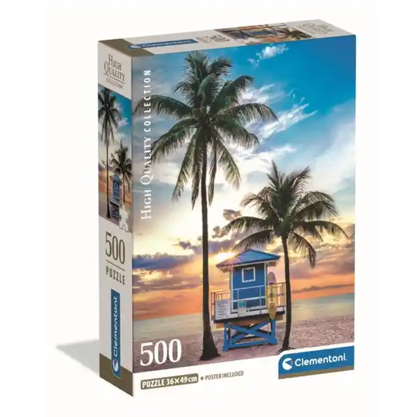 Bild 1 von Puzzle - Miami Beach - 500 Teile - High Quality Collection